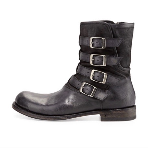 John Varvatos Engineer four buckle boots size 12. Brand new - Picture 6 of 10